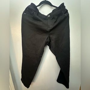 Torrid extra short black denim size 18